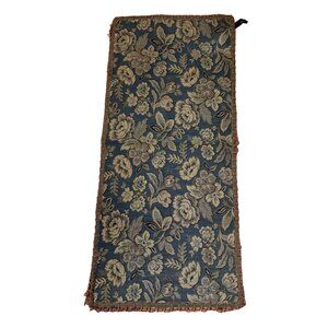 Vintage Floral Tapestry Table Runner - Elegant Home Decor - 36" x 17"